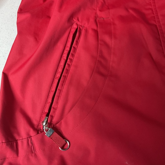 Women’s Red/Black Hooded Reversible Waterproof Anorak Jacket M - Picture 7 of 12